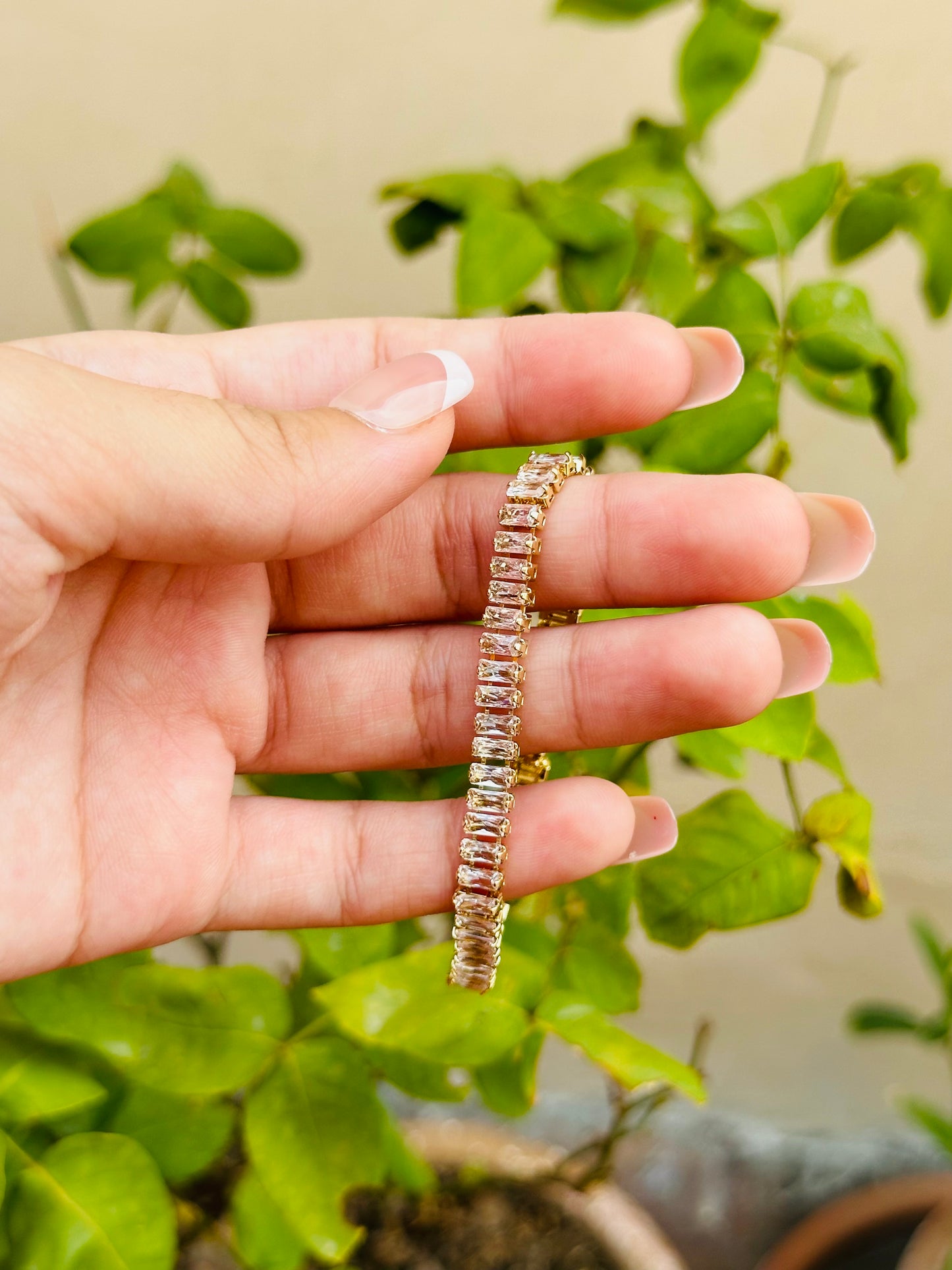 Classic tennis bracelet