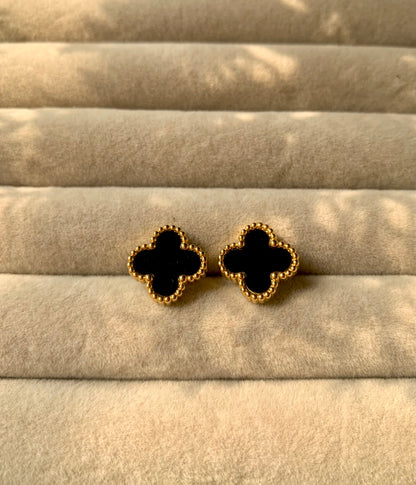 Black clover studs